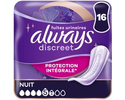 Always Discreet Incontinentie Discreet Night - 16 stuks