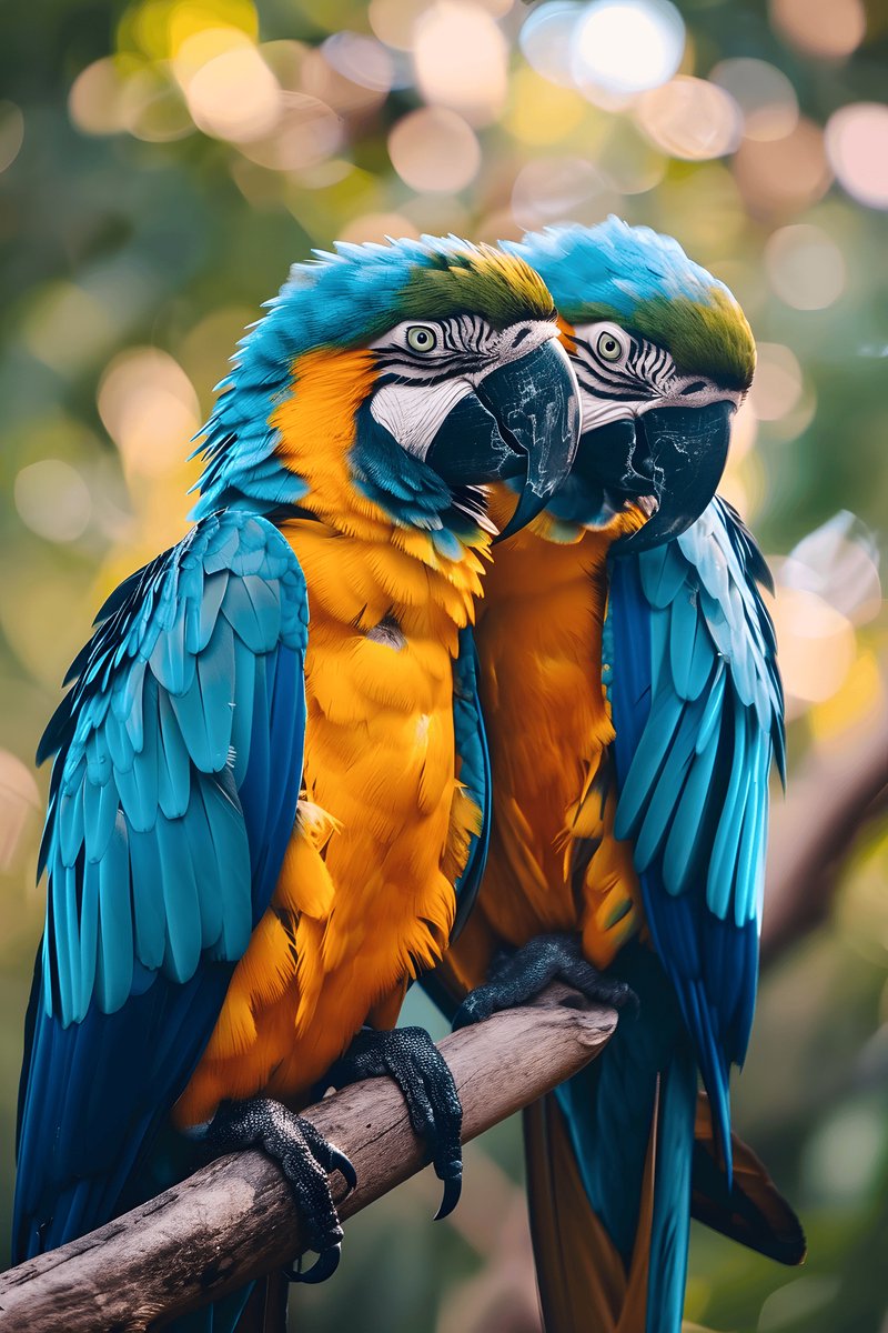 Papegaai Poster - Vogel - Natuur - Dieren - Kleurrijk - Tropisch - Kinderkamer - posters - formaat 30x40cm - Wanddecoratie - XS2278MT