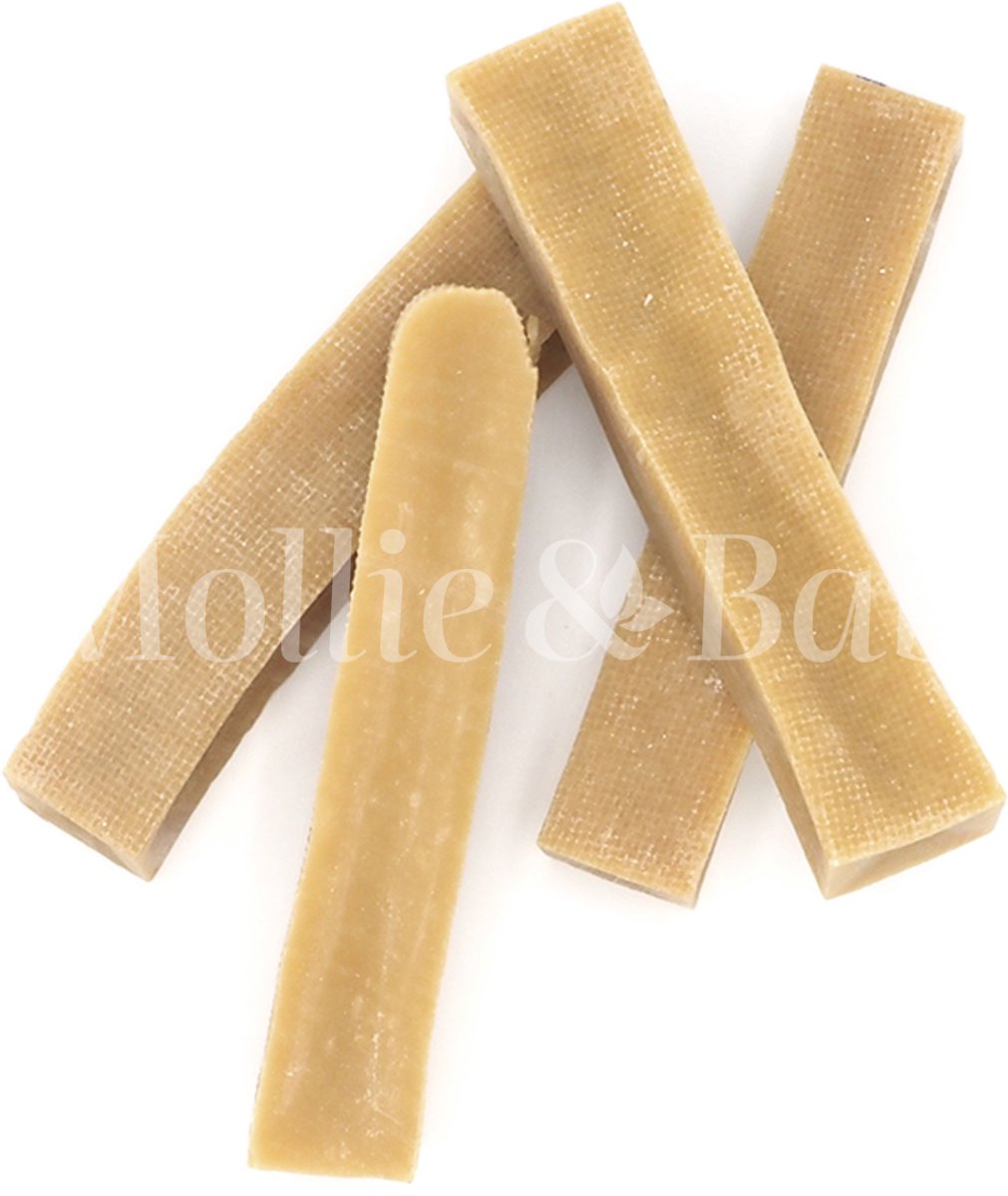 Mollie & Babs - Yakkaas Maat L - 100-120g - Yak Kaas Hond - Churpi - Harde Kauwsnack - Glutenvrij