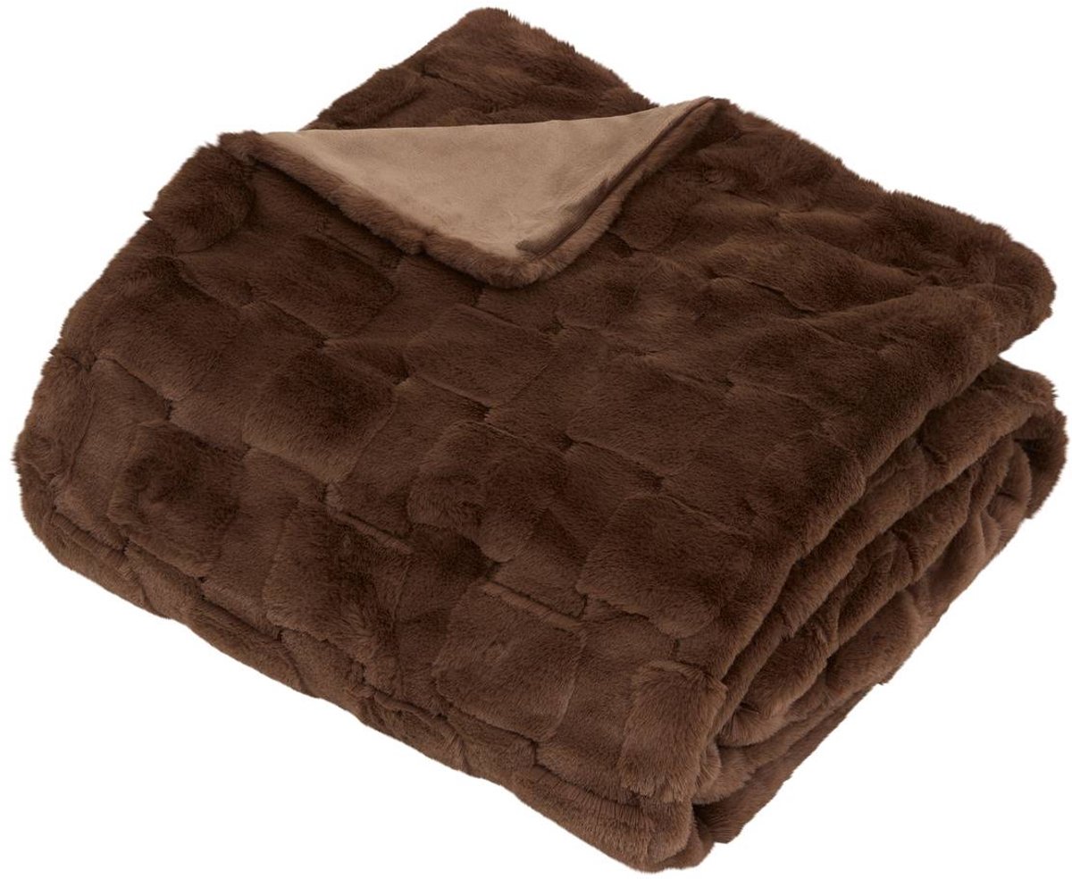 Plaid Nalia 180x230cm marron