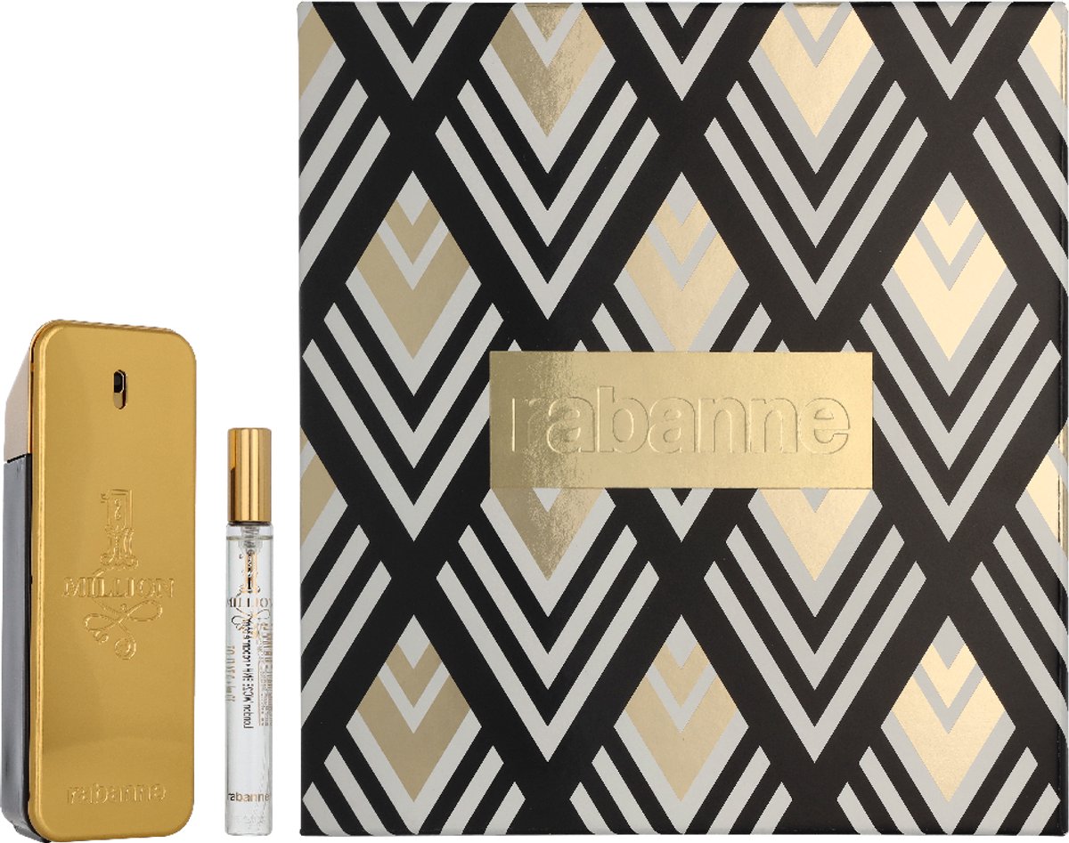 Paco Rabanne 1 Million Giftset 110 ml - Edt Spray 100ml/Edt Spray 10ml