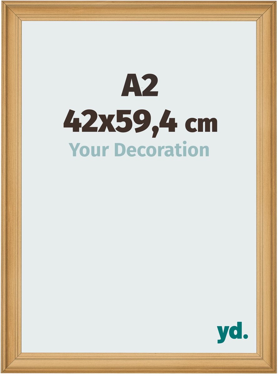 yd. Your Decoration - Fotolijst A2 42x59,4 cm - MDF - Dennen Houtnerf - Lazio
