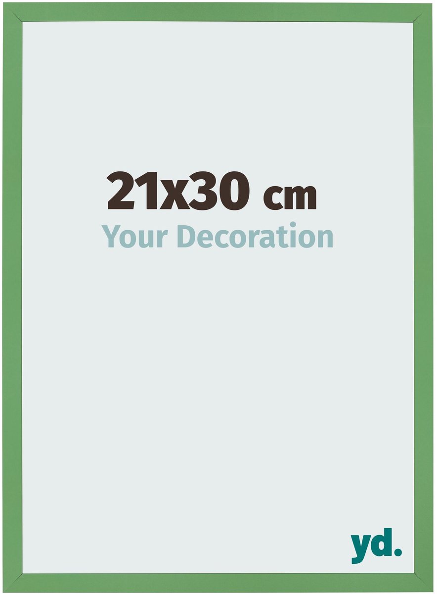 yd. Your Decoration - Fotolijst 21x30 cm - MDF - Groen - Bologna