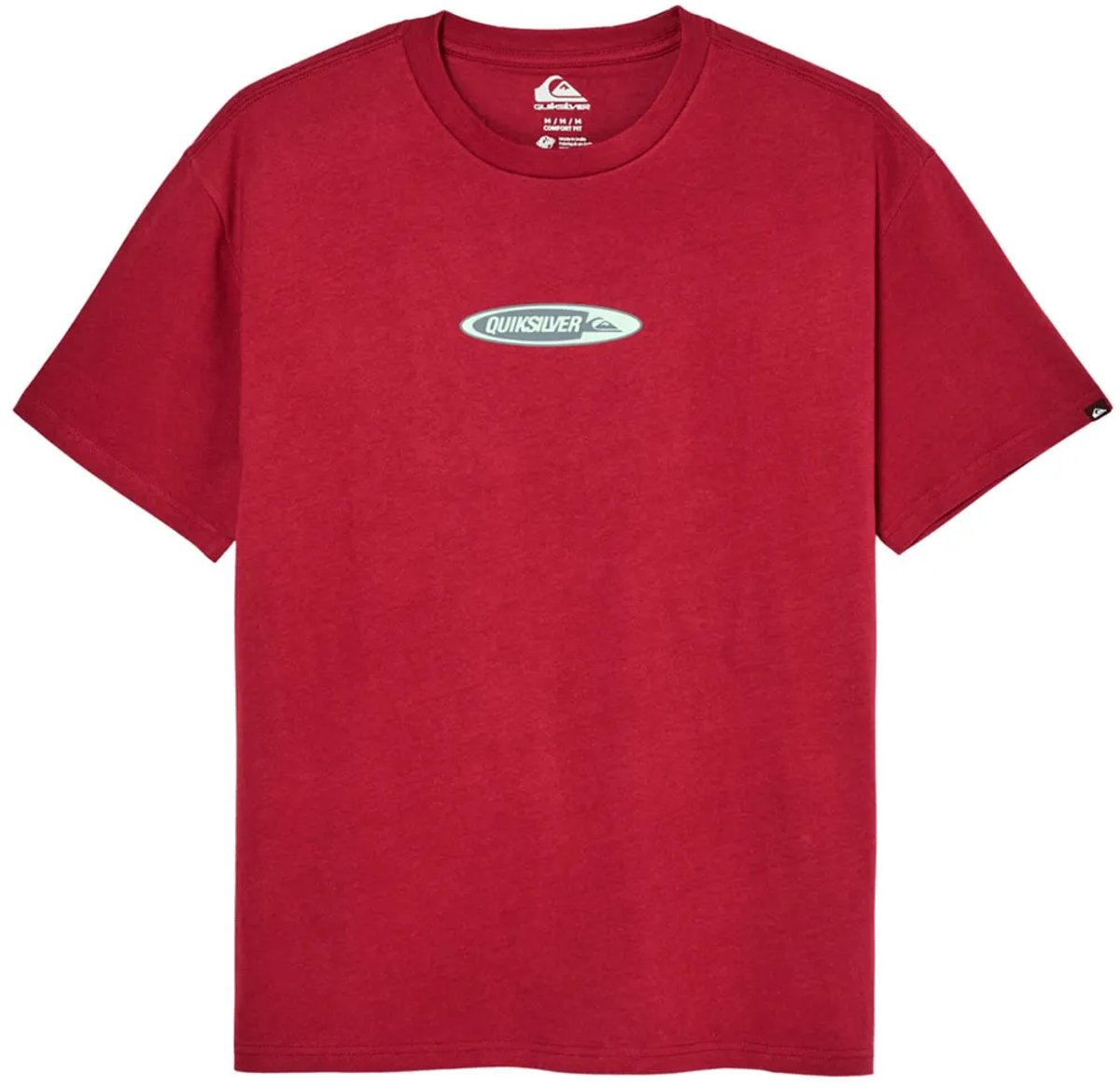 Quiksilver Disk T-shirt Met Korte Mouwen S Man Rood