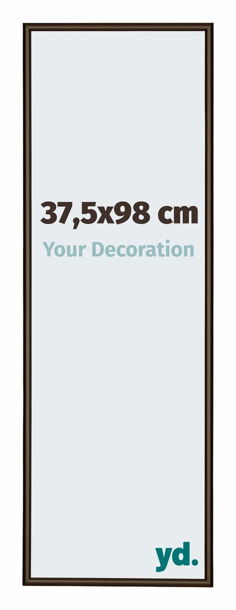 yd. Your Decoration - Fotolijst 37,5x98 cm - Aluminium - Walnoot Structuur - New York