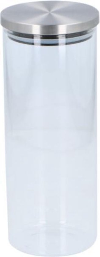 buurman verkiezing Italiaans Voorraadpot glas met deksel - 1,5 liter - Voorraadpotten - Snoeppot -  Luchtdicht | bol.com
