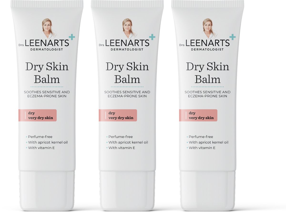 Drs Leenarts Droge Huid Zalf – Tube – Vaseline & Vitamine E – Voordeelverpakking 3x 100 ml