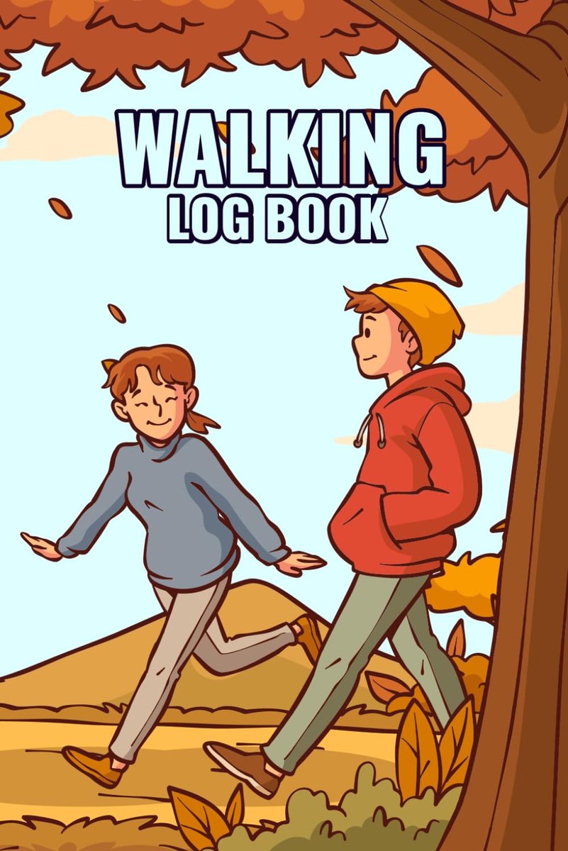 Walking Log Book: A Simple Walking Journal to Track Daily Walks, Weight Loss Progress, Pedometer Steps, Route Notes & - ShopVlot