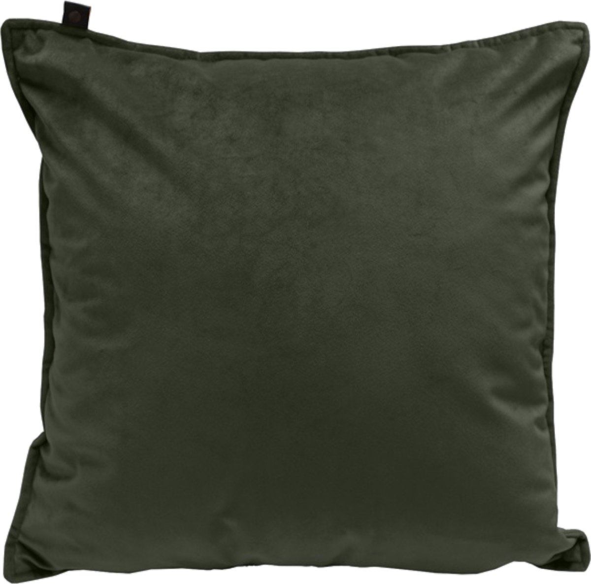 Overseas Middlestitch Velours Kussen Olive 45 x 45 cm