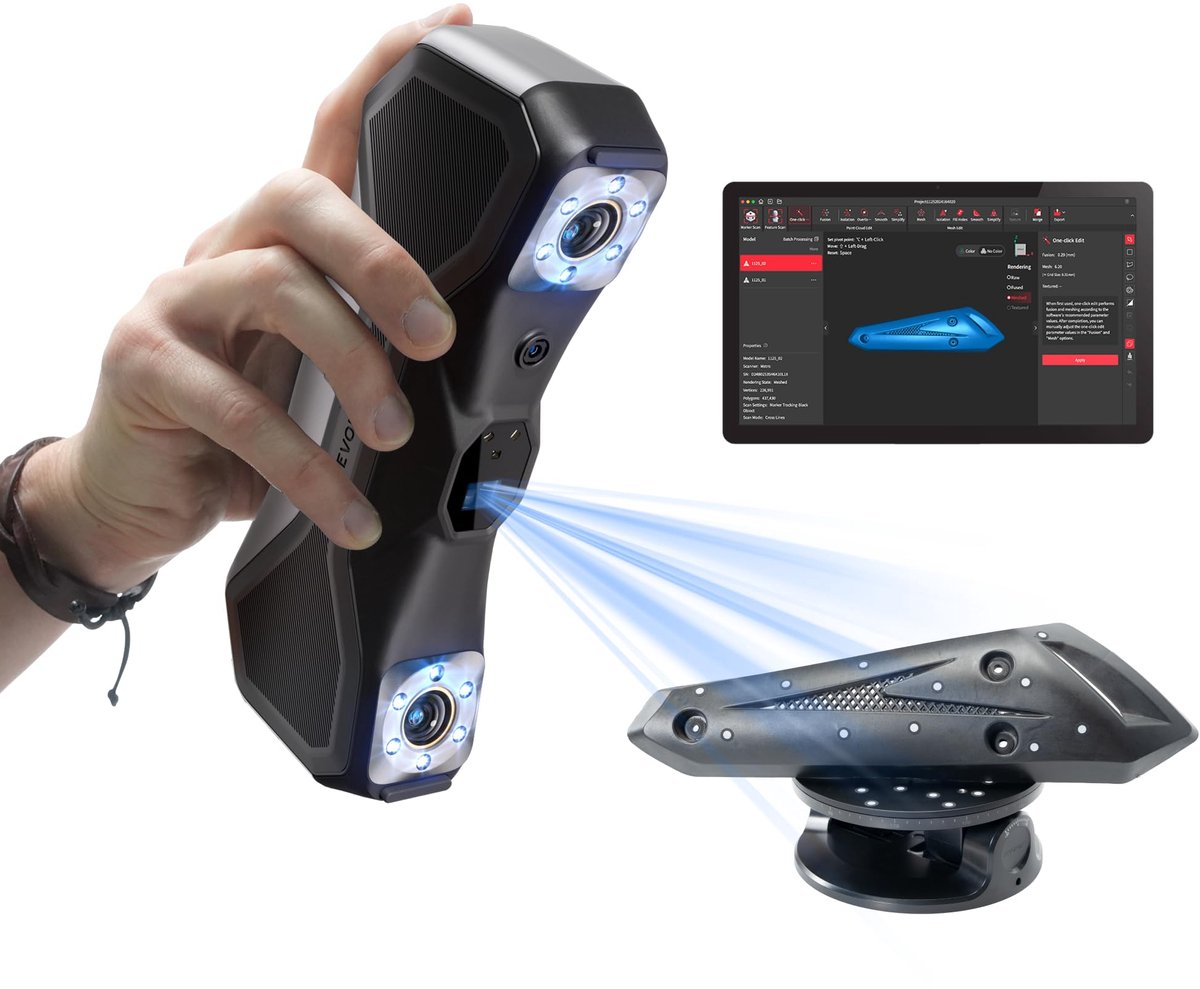 Revopoint MetroX Pro 3D Scanner for 3D Printing, Industrial-Grade Precision 0.01mm, 4 Scanning Modes, Interactive - ShopVlot