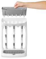 OXO tot Flessendroogrek baby - Compact flessenrek - Flessenrek baby - Afdruiprek babyfles - Droogrek flessen baby -Grey