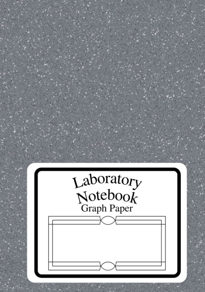 Laboratory Notebook Graph Paper Hardcover: Lab Journal with Grid Quad Ruled Recording Book and Experiment and Project - ShopVlot