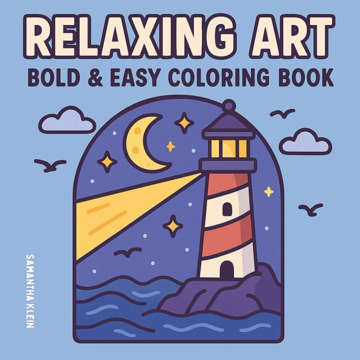 Relaxing Art: Bold & Easy Designs for Stress Relief and Relaxation - ShopVlot