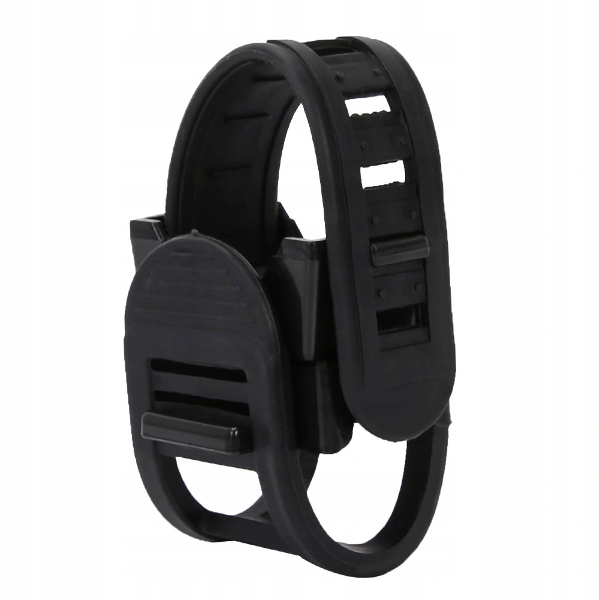 Fietslamp Houder Clip 360 Graden Draaibaar Plastic Zwart