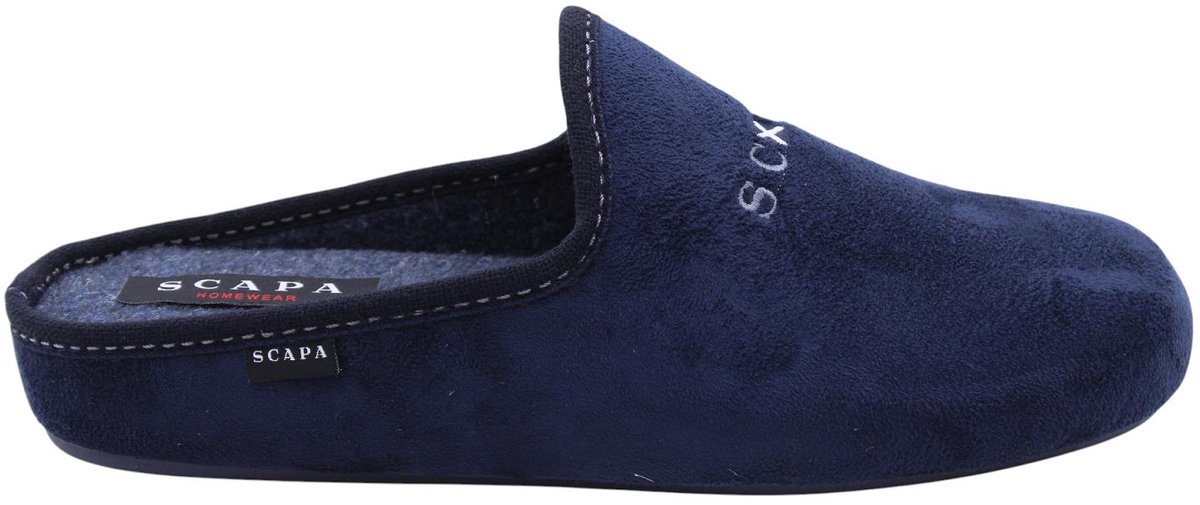 Scapa - Pantoffels - Blauw - Heren - Maat 43 -