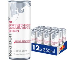Red Bull - The Cherry Edition - Smaak met kers - 12 x 250 ml - Tray