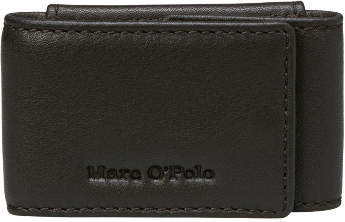 Marc O'Polo Leren portemonnee Phillip Combi Wallet Burnt Coffee donkerbruin
