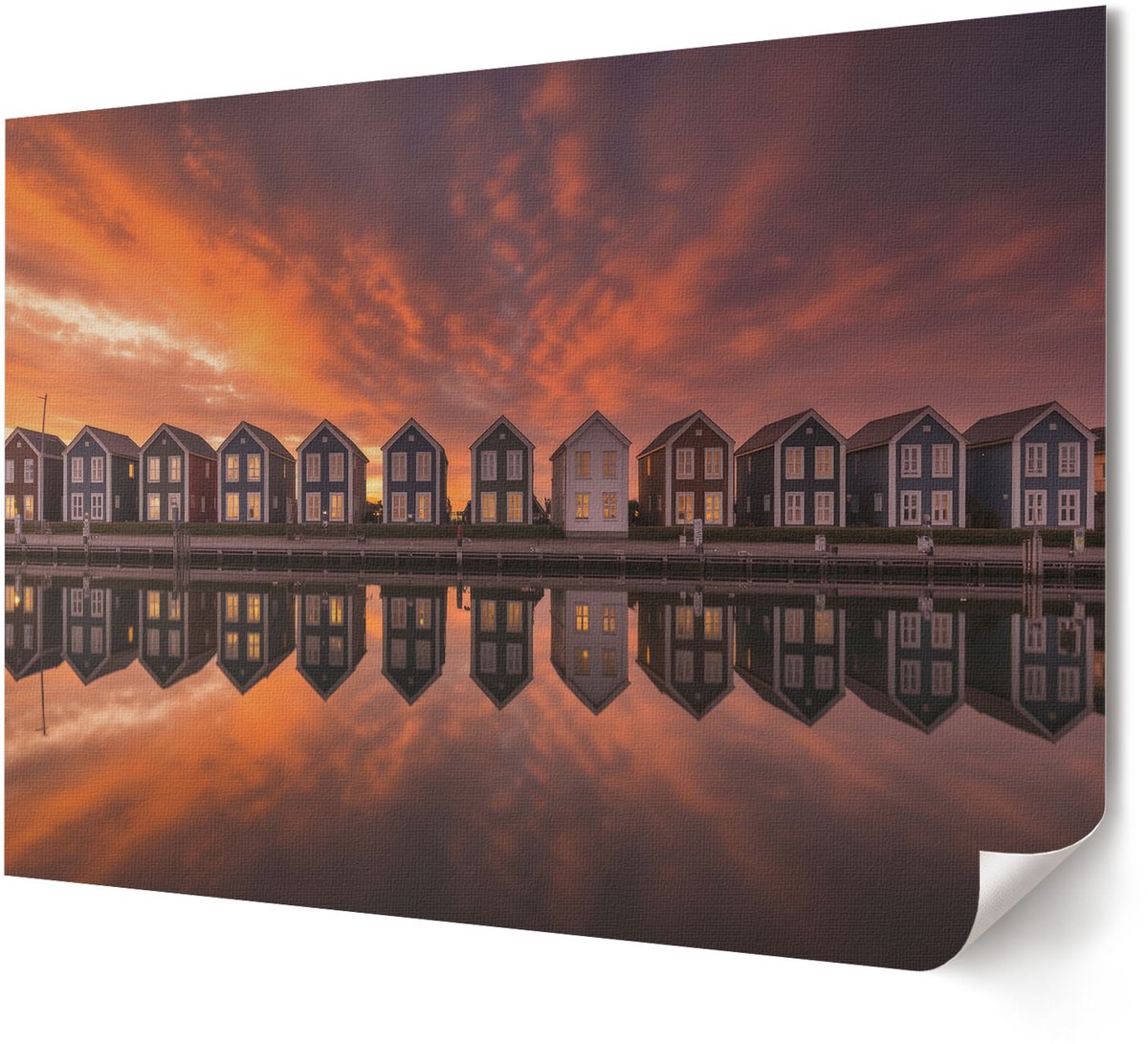Coloray Polycanvas Wandposter - Dansen In Het Licht, Fotografie - A4 - Zwart Wanddecoratie - Rechthoek - Muurkunst - Woonkamer, Slaapkamer, Kantoor - Expressief