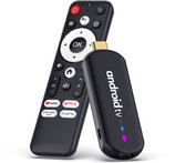 Streaming Android TV Stick - 4K UHD & HDR - Chromecast & Google tv - Android 14 - Android TV HDMI Stick - Netflix & Google Playstore - 16 GB ROM - 2GB RAM