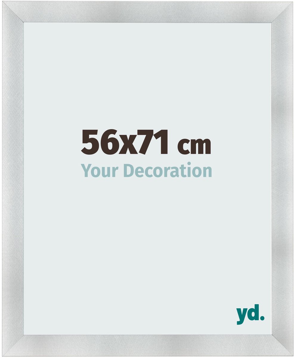 yd. Your Decoration - Fotolijst 56x71 cm - MDF - Aluminium Geborsteld - Pisa