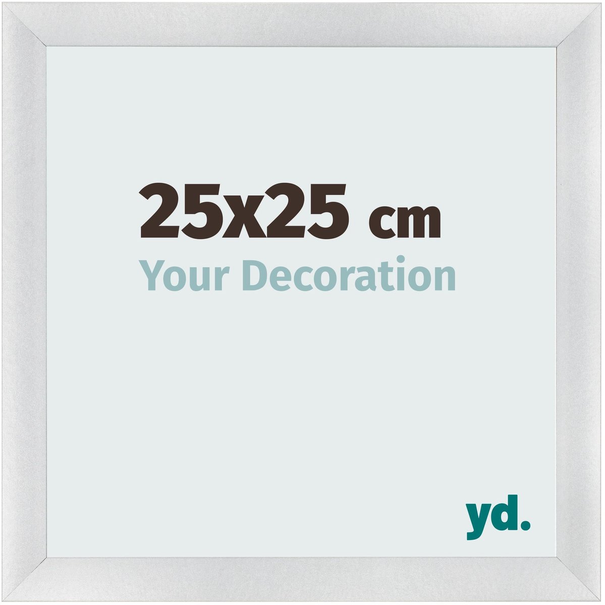 yd. Your Decoration - Fotolijst 25x25 cm - MDF - Zilver Mat - Pisa