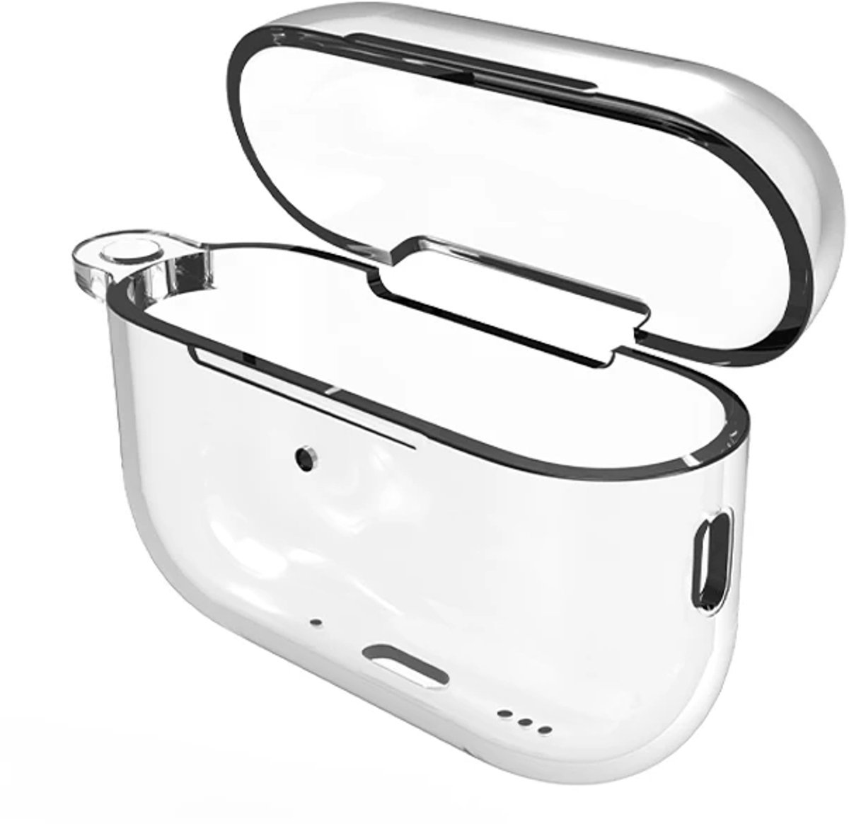 Doorzichtige Anti-Kras TPU+PC Case voor AirPods Pro 3 - Schokbestendige Bescherming