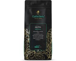 CAFFÈ BELLO Oro Vivo – Koffiebonen – 1 kg – 100% Arabica – Medium Roast – Intensiteit 6