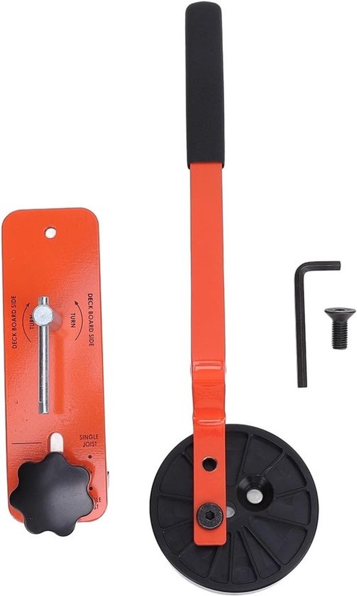 Gereedschap voor dekinstallatie - Houtrechttrekker - Voor het monteren van dekplanken - Verstelbaar snel systeem - 37x12x10 cm