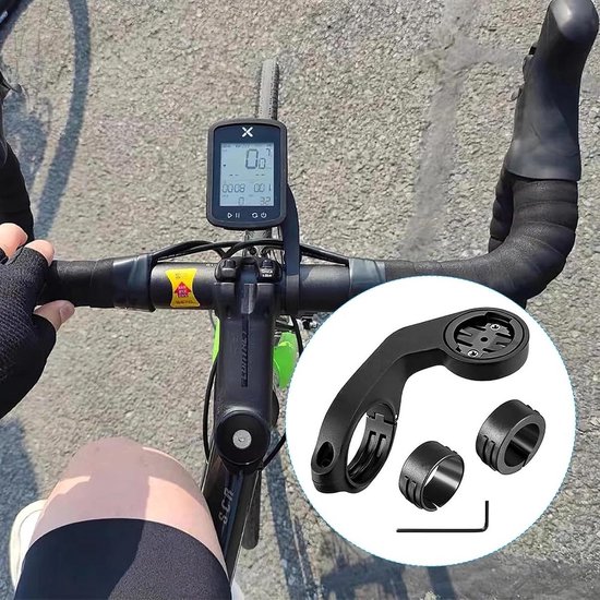 Sogiol® hoes geschikt + GPS houder voor fiets geschikt voor Garmin Edge Explore 2 - Siliconen beschermhoes voor fietsnavigatie - zwart — afbeelding 3
