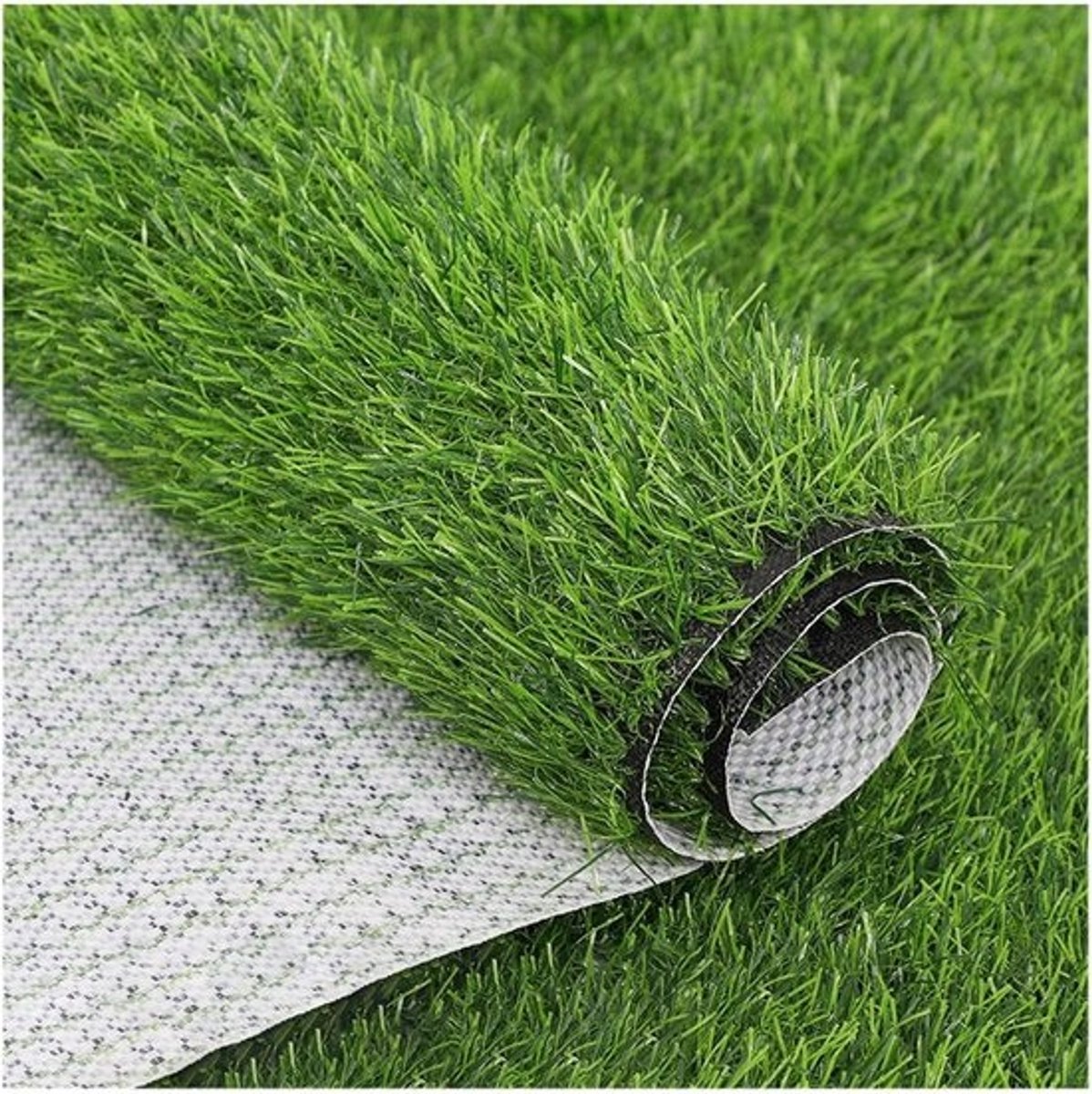 Kunstgrasmat - Synthetisch gazon - Voor tuin en balkon - Naalden met hoge dichtheid - 150 x 100 cm - Groen