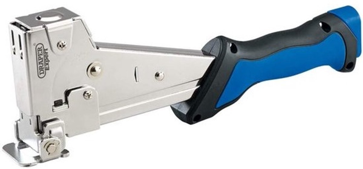 Dakhamer tacker - Hamer nietpistool - Dakbedekking bevestigen - Ergonomische antislipgrip - 12 kilogram - Blauw