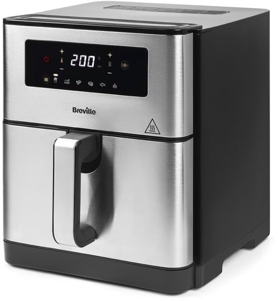 Breville VDF131X - Friteuse - 1700 W - Grijs