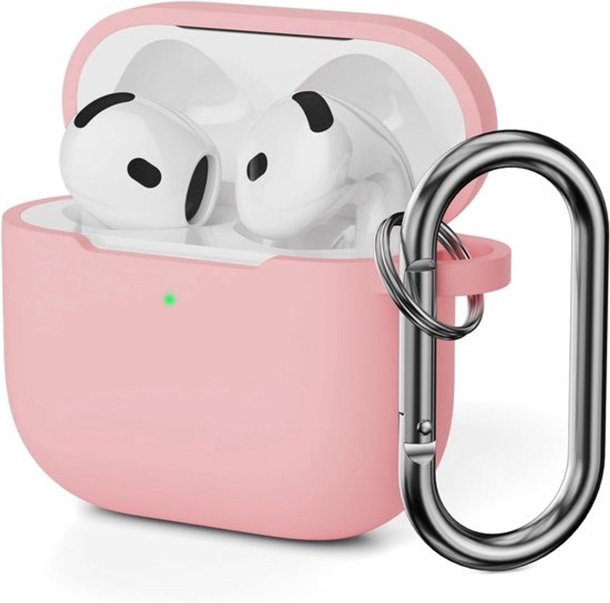 Beschermhoes voor oordopjes - Hoes met haak - Voor dagelijkse bescherming - Zacht siliconenmateriaal - Perfecte pasvorm - Roze