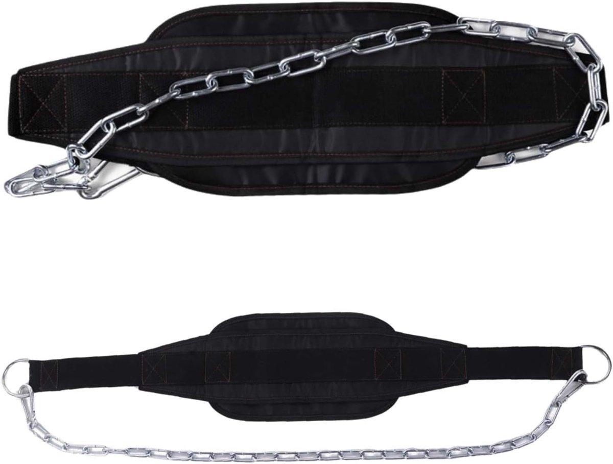 Dipgürtel 87 cm x 17 cm - met heupbescherming - antislip ontwerp - ideaal voor krachttraining - ShopVlot