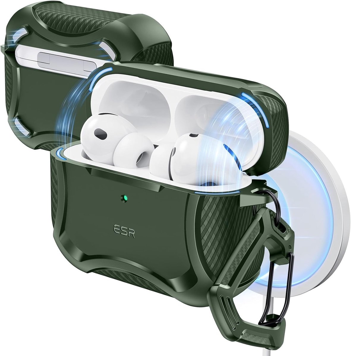 AirPods Pro 3 (2025) Hoes met Magnetische Deksel, Cyber Tough Bescherming en Stijl