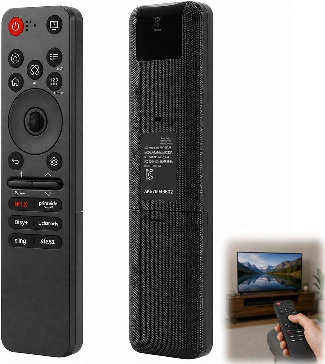 Universele vervangende afstandsbediening voor LG AKB76046603 Magic Remote - ShopVlot