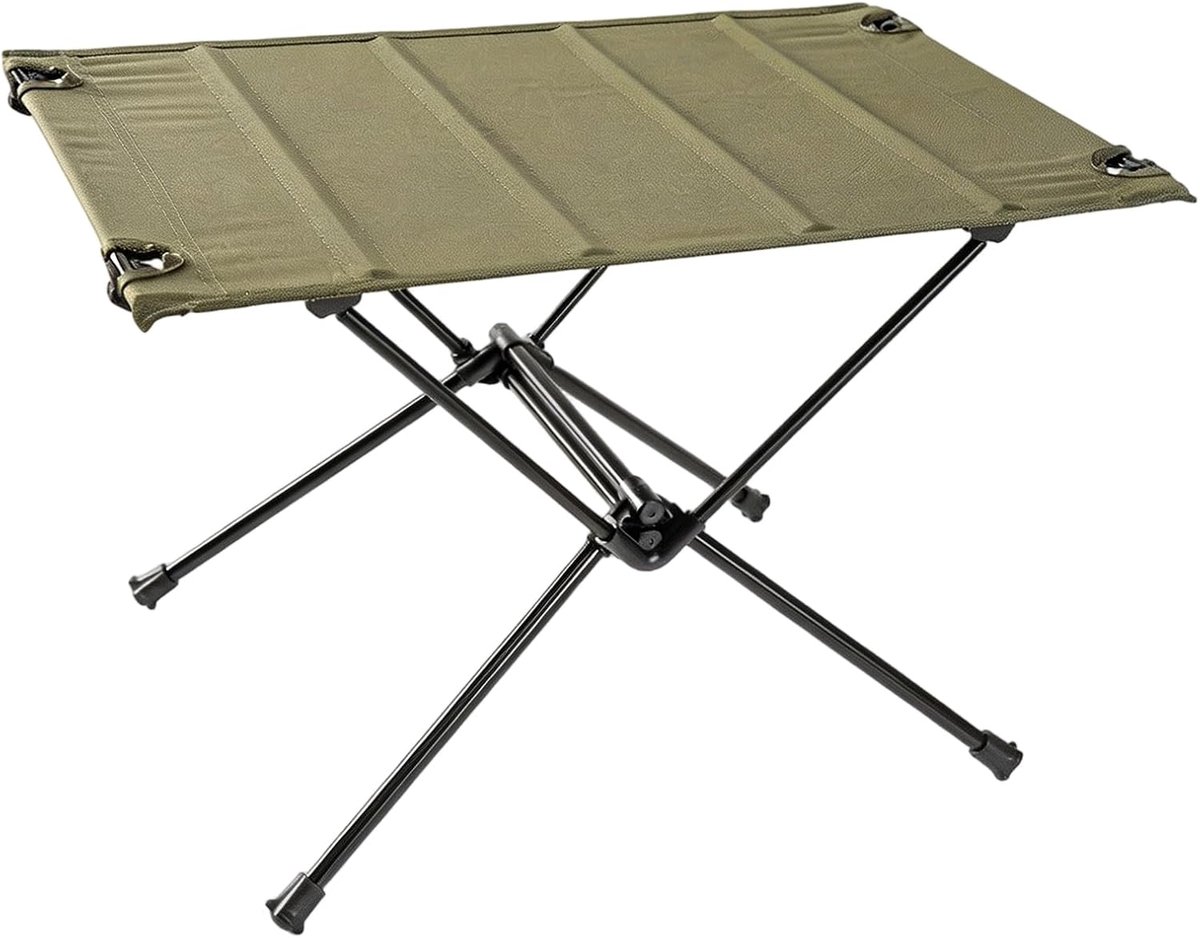 SnelShoppen - Ultralichte Klaptafel - Inklapbare Campingtafel met Draagtas - Compact en Opvouwbaar - Oxford-stof - Draagkracht 20 kg - Ideaal voor Vis