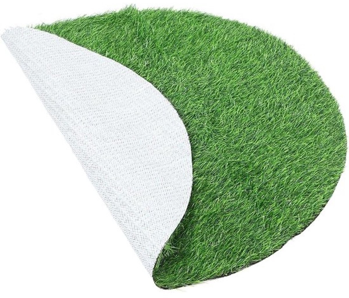Kunstgrastapijt rond - Gazonmat decoratief - Tuindecoratie - Realistisch uiterlijk - 25 mm dik - Groen