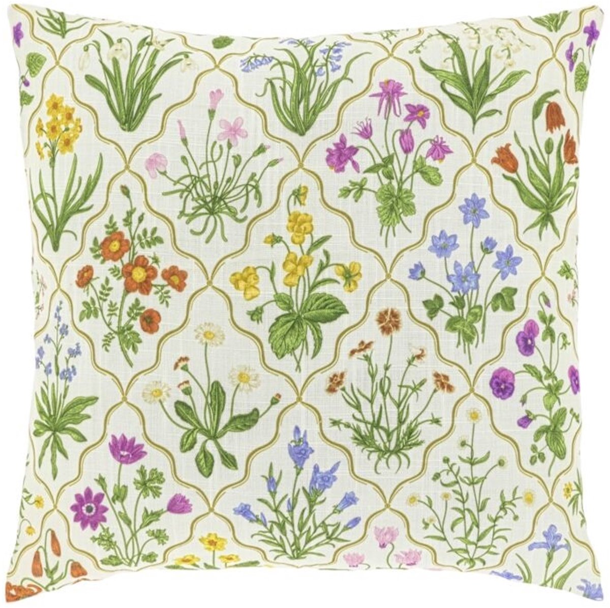 Unique Living Sierkussen Nena - Dessin 3 - 45x45cm Multikleur