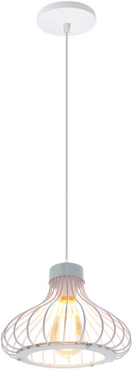 Hanglampen Industriële Slaapkamer Hanglamp Moderne Plafondlamp E27 Kroonluchter voor Woonkamer Binnen Wit