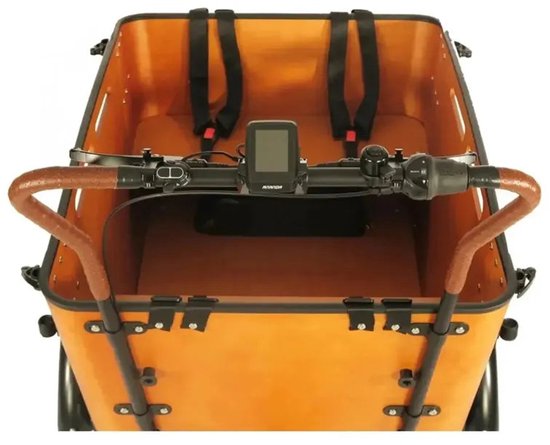 Vogue Carry 3 Bafang Max - Elektrische Bakfiets - 20 inch - 250W motor - Actieradius tot 80 km - 8 versnellingen - Hydraulische schijfremmen - Bruin — afbeelding 3