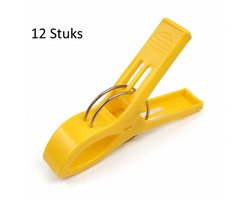 Stormbestendige Wasknijpers – 12 Stuks – Extra Sterk – Tetra-Lok Systeem – Voor Waslijn en Buiten