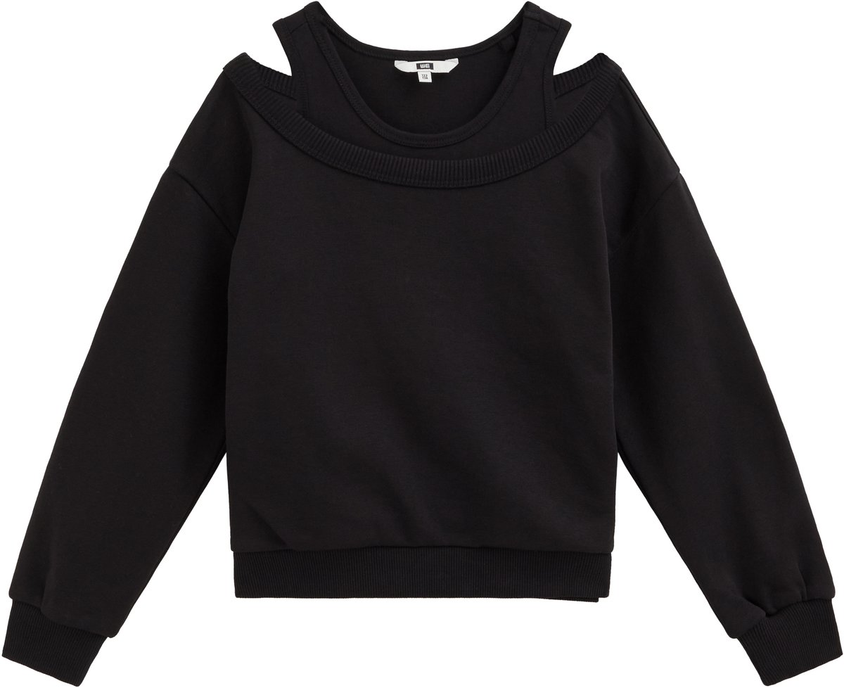WE Fashion Meisjes oversized sweater met singlet