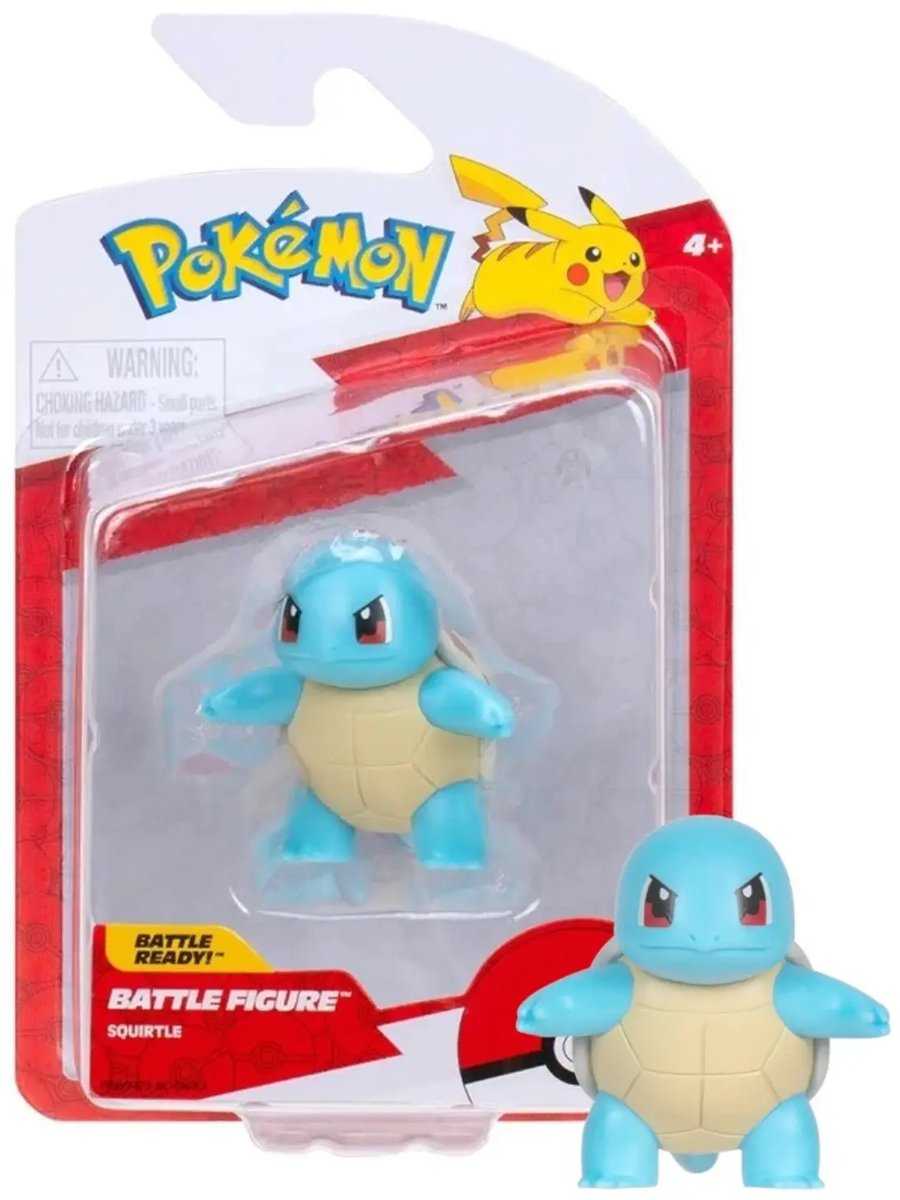 Pokemon Battle Figure Squirtle 4 cm - Videogame Merchandise