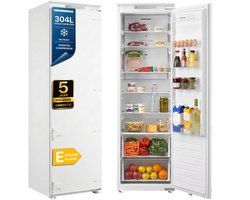 Heinner HF-BIM304NFINVE++ Inbouw Koelkast 304 L – No Frost – Deur Open Alarm – Elektronische Bediening – Superkoelfunctie – Wit – 5 Jaar Garantie