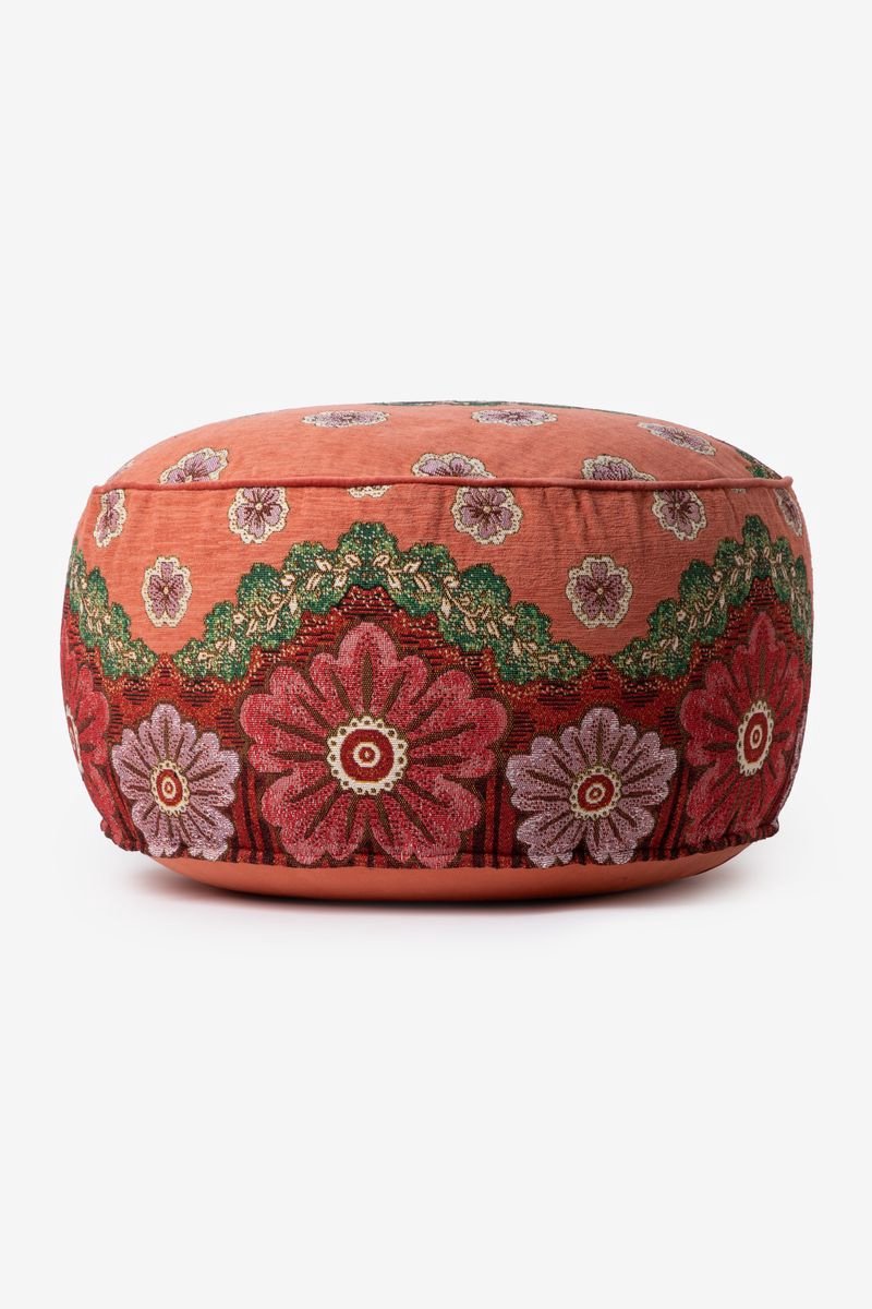 Sissy-Boy - Multicolour poef met bloemenprint