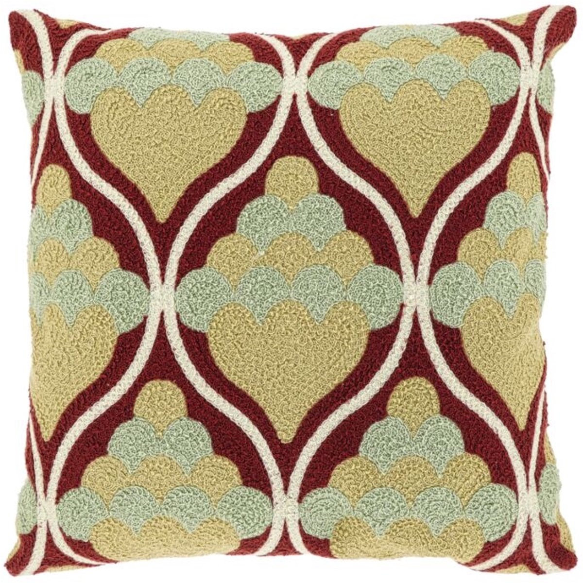 Unique Living Sierkussen Julia - Dessin 2 - 45x45cm Multikleur