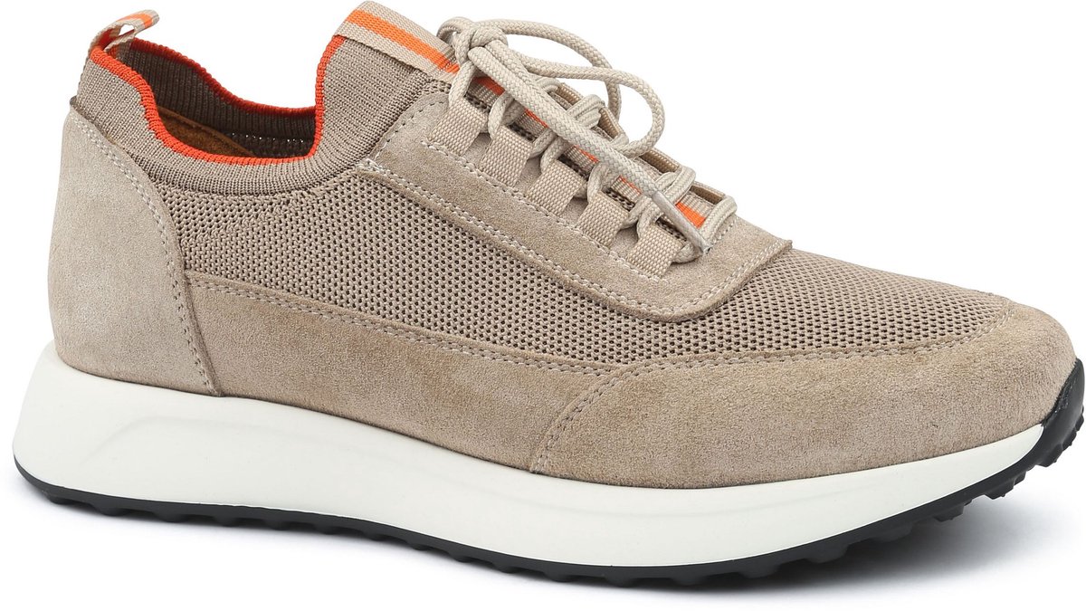 Suitable Sneaker Suede Beige - Maat 43 - Heren