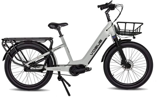 VOGUE Avalanche - Elektrische Longtail - 250W motor - Actieradius tot 70 km - Hydraulische schijfremmen - Lage instap - Voorvering - Matt Cool Grey — afbeelding 2