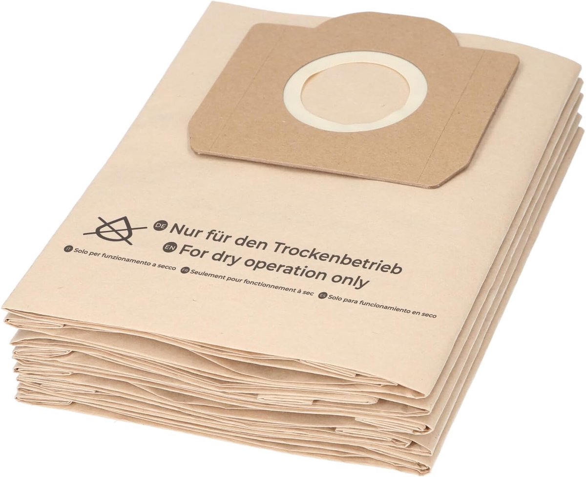 10 vacuum cleaner bags suitable for Kärcher MV 3 Premium multifunctional vacuum cleaner, bag type KA 32 - ShopVlot